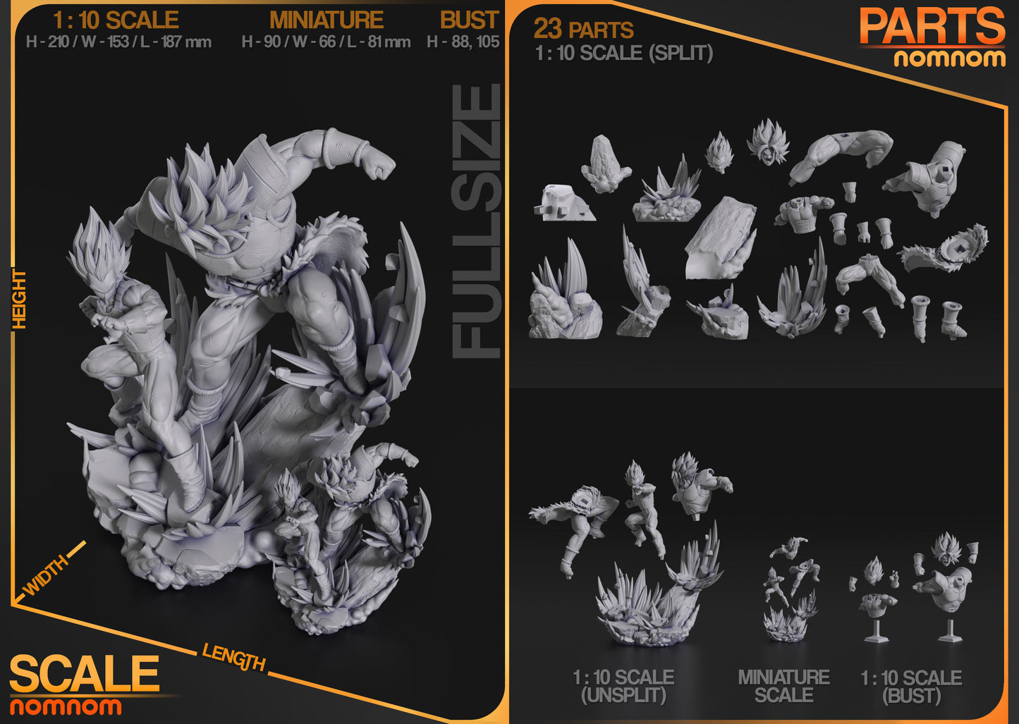 Vegeta vs Broly | Resin Model or Bust Kit | DIY Dragon Ball Z Epic Showdown