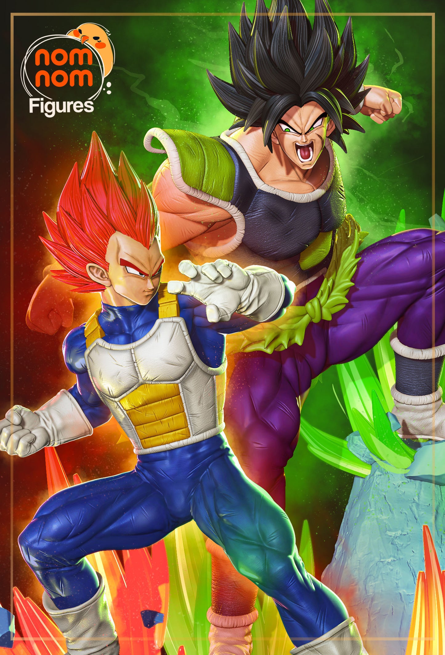 Vegeta vs Broly | Resin Model or Bust Kit | DIY Dragon Ball Z Epic Showdown