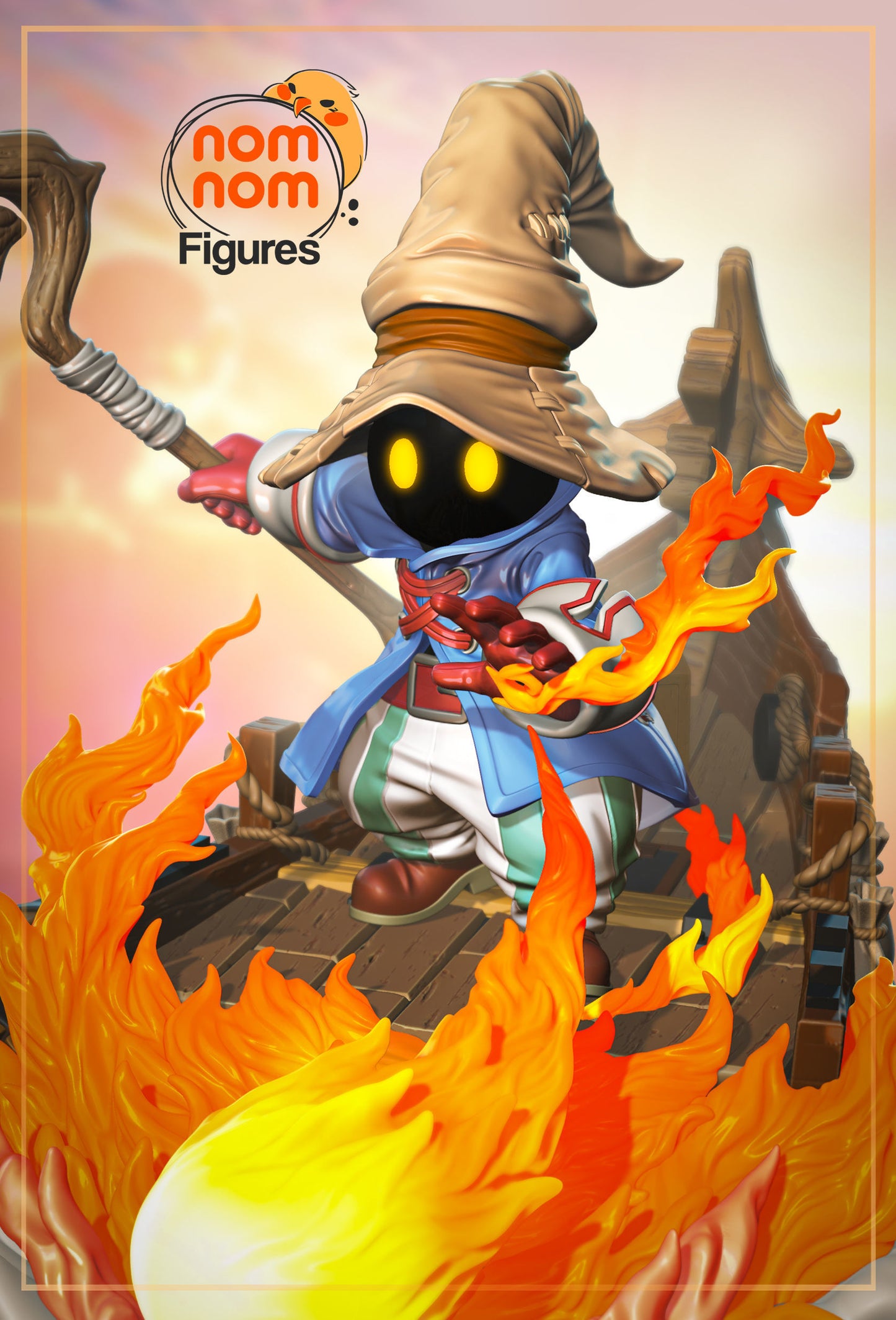 Vivi Ornitier | Resin Model or Bust Kit | DIY Final Fantasy IX Black Mage