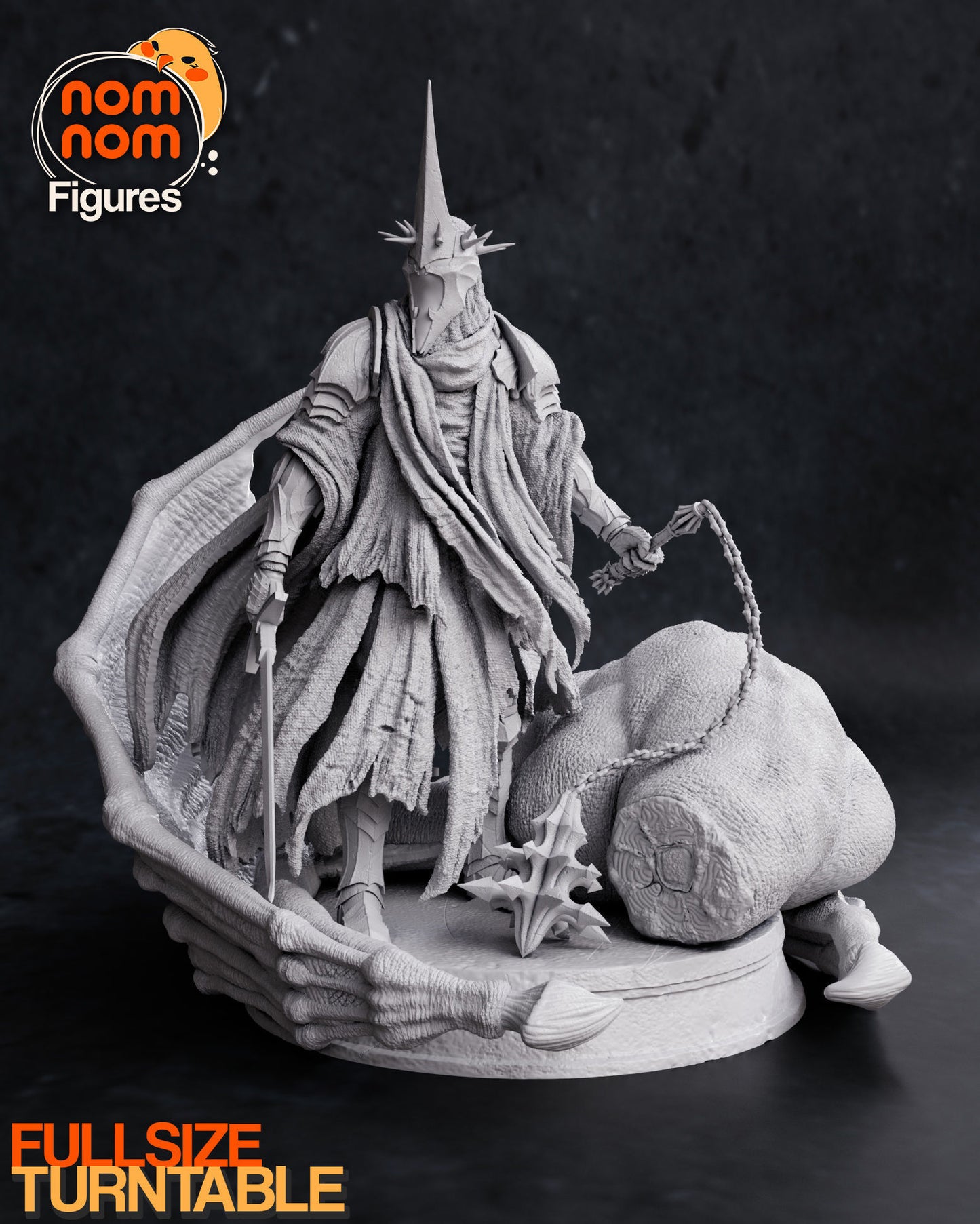Witch King of Angmar | Resin Model or Bust Kit | DIY Lord of the Rings Nazgûl