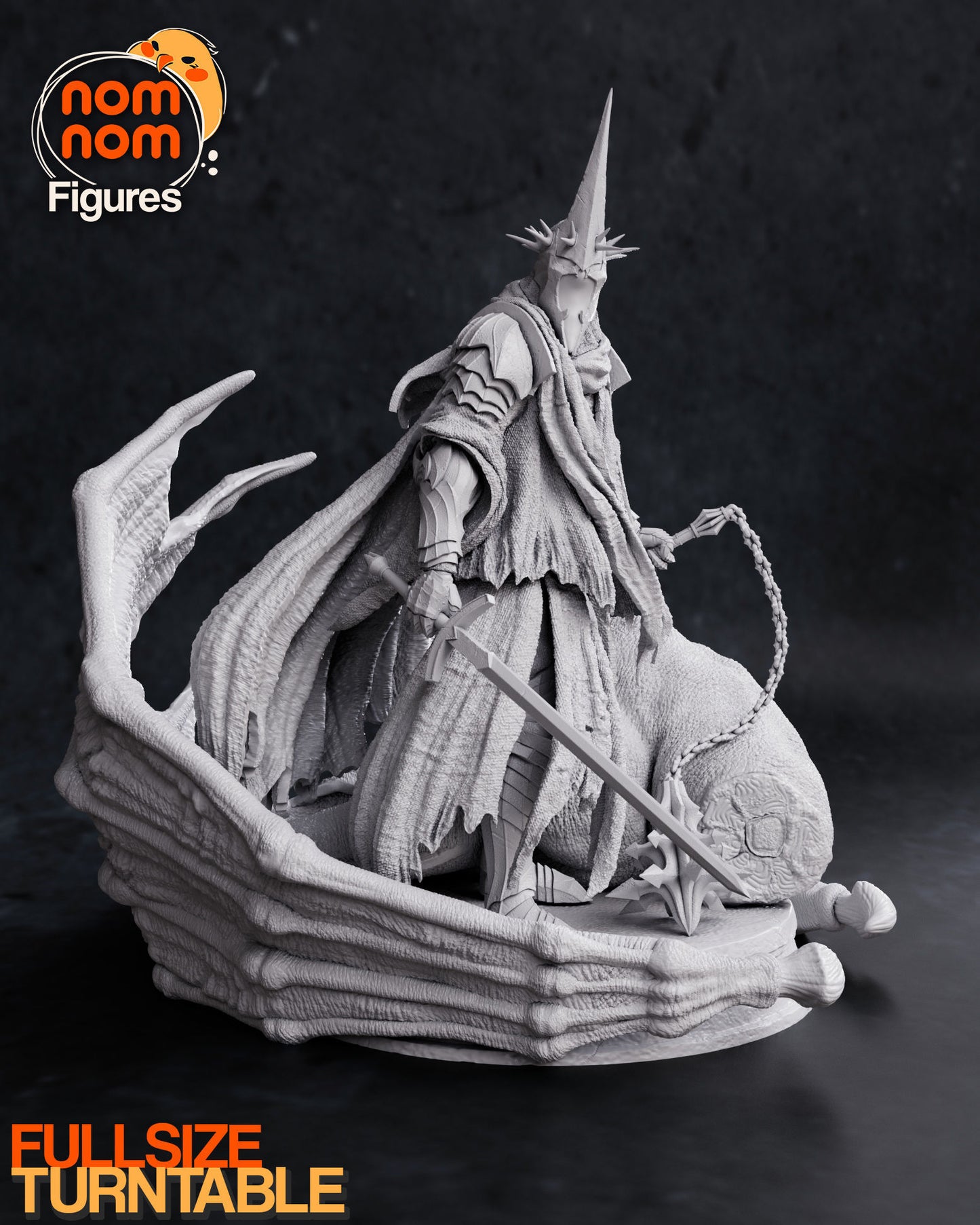 Witch King of Angmar | Resin Model or Bust Kit | DIY Lord of the Rings Nazgûl
