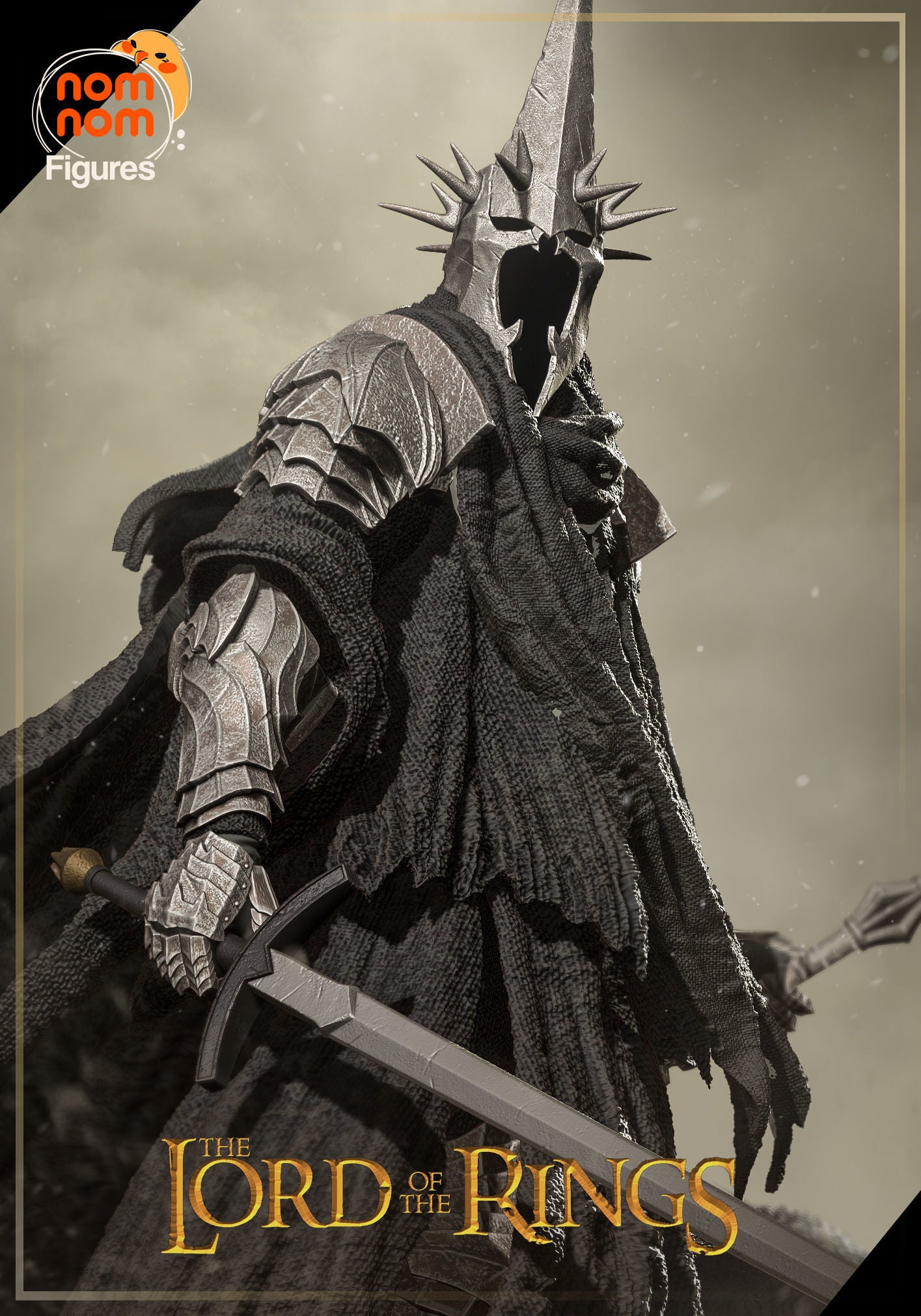 Witch King of Angmar | Resin Model or Bust Kit | DIY Lord of the Rings Nazgûl