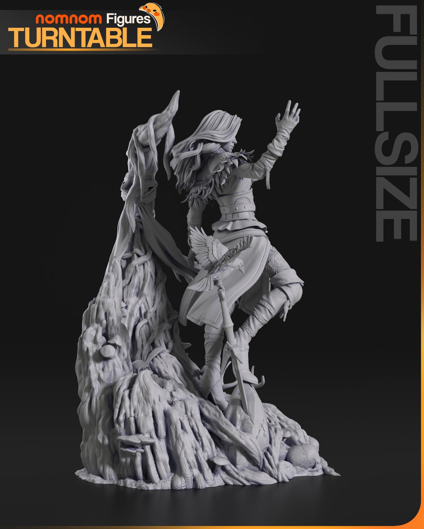 Yennefer of Vengerberg | Resin Model or Bust Kit | DIY The Witcher Sorceress
