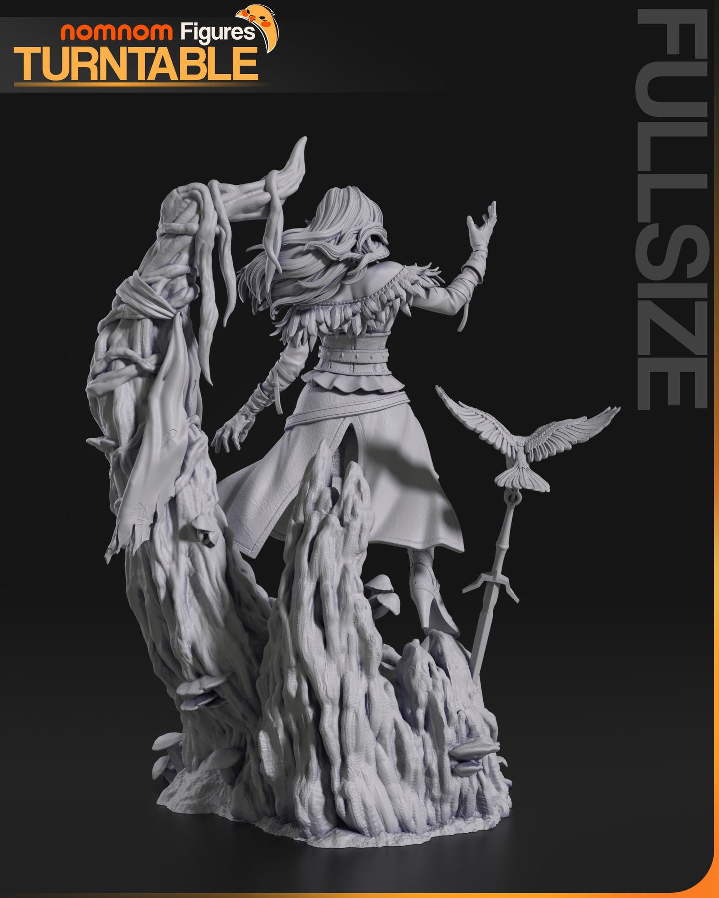 Yennefer of Vengerberg | Resin Model or Bust Kit | DIY The Witcher Sorceress