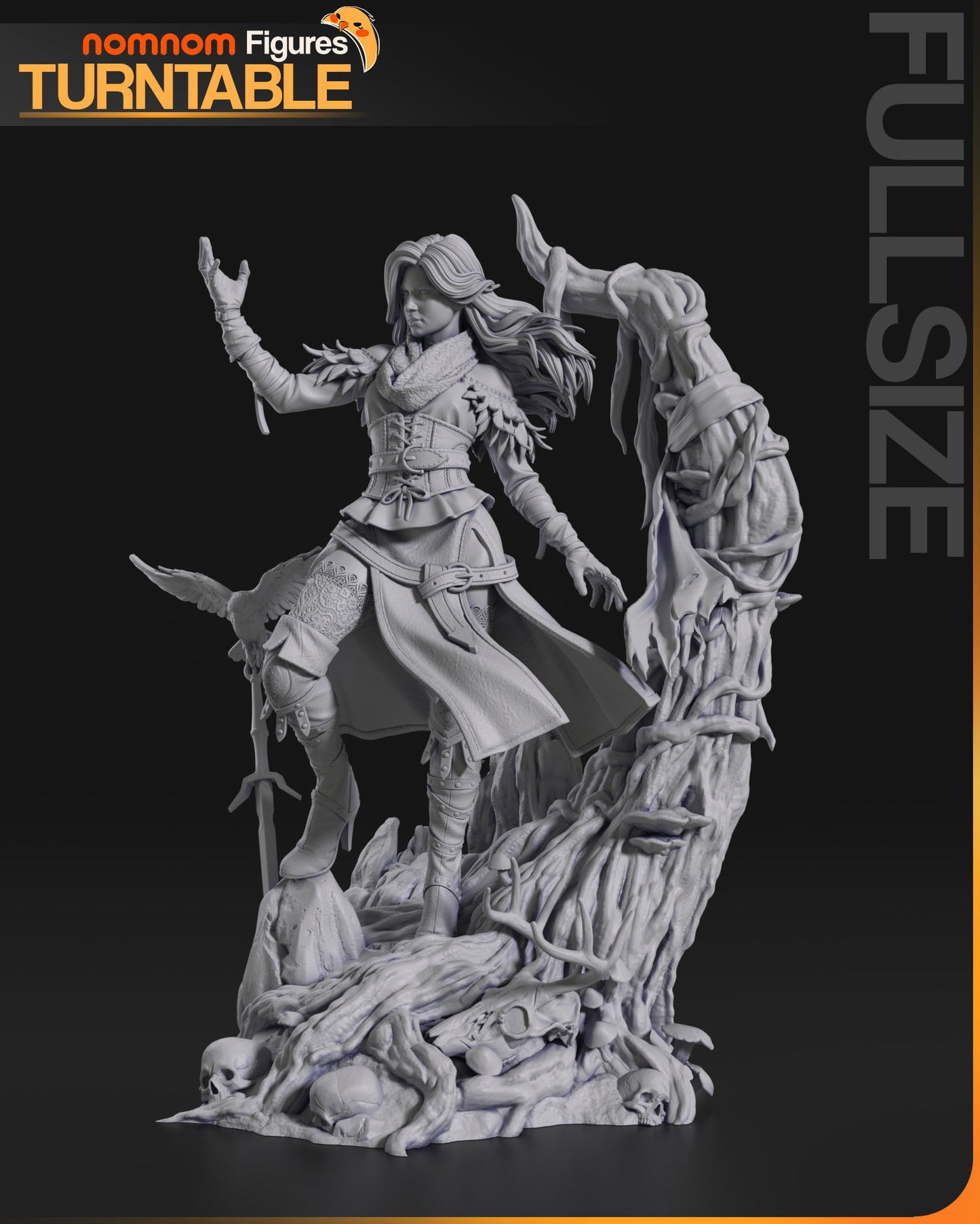 Yennefer of Vengerberg | Resin Model or Bust Kit | DIY The Witcher Sorceress