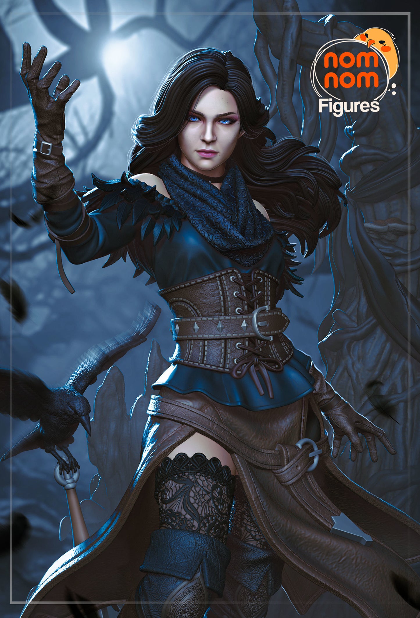 Yennefer of Vengerberg | Resin Model or Bust Kit | DIY The Witcher Sorceress
