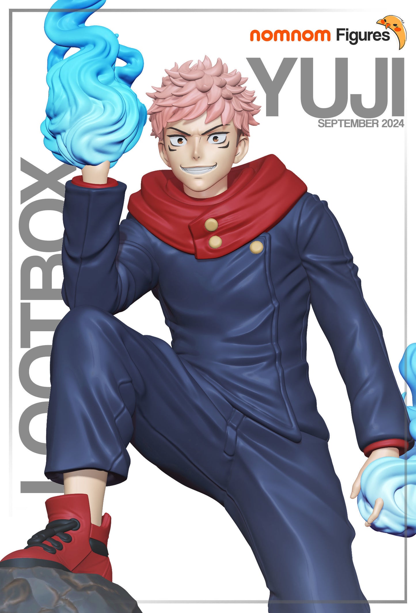 Yuji Itadori | 8-Inch Resin Model Kit | DIY Jujutsu Kaisen Sorcerer