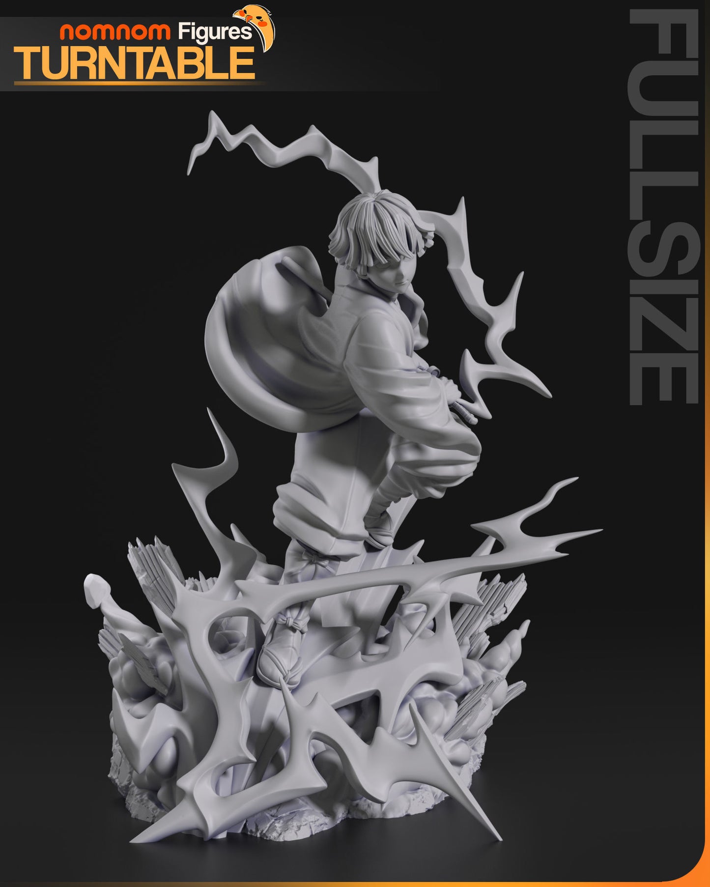 Zenitsu Agatsuma | Resin Model or Bust Kit | DIY Demon Slayer Thunder Breather