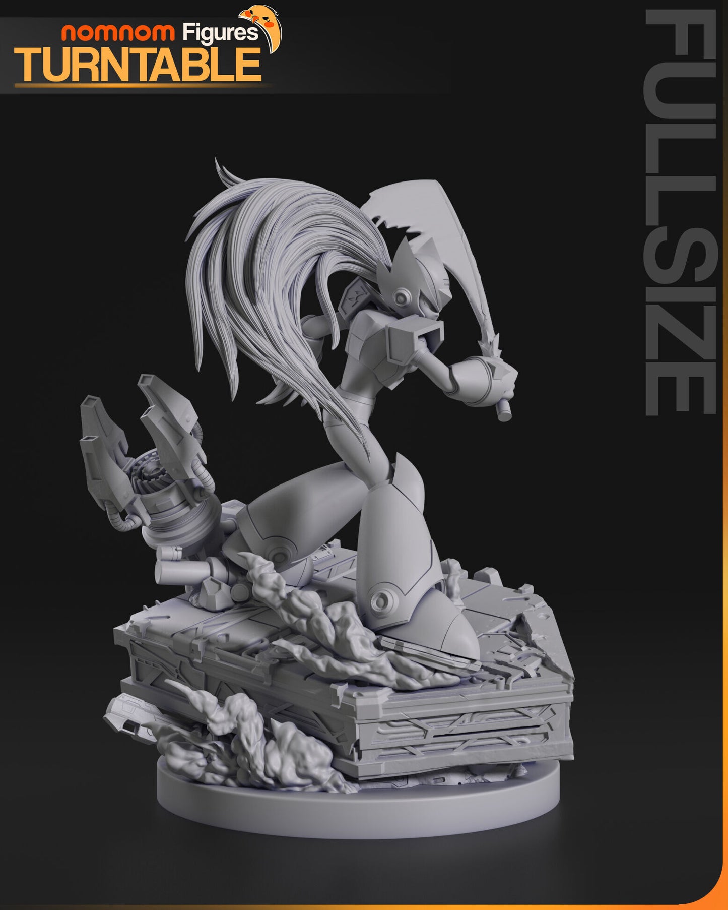 Zero | Resin Model or Bust Kit | DIY Mega Man Maverick Hunter