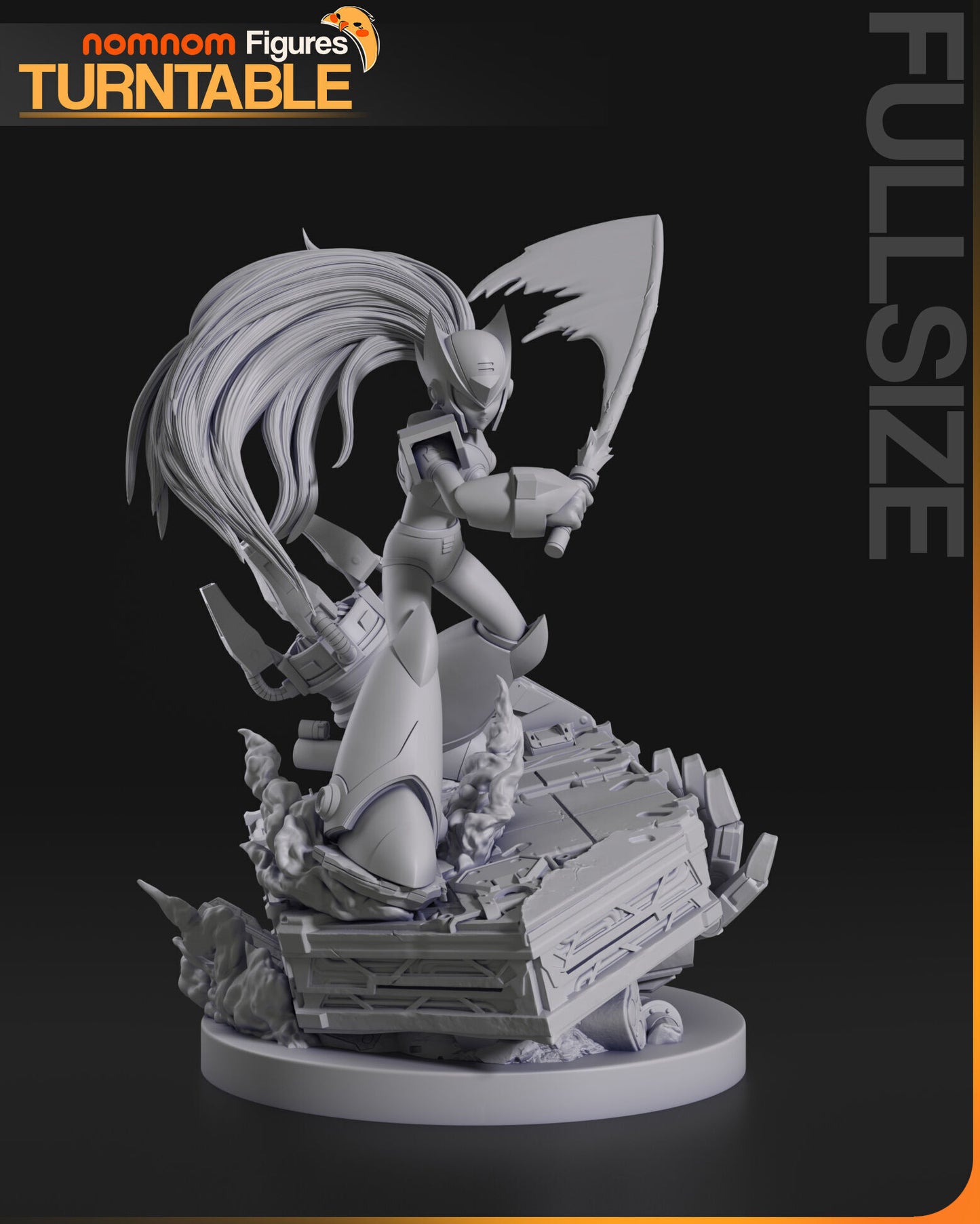 Zero | Resin Model or Bust Kit | DIY Mega Man Maverick Hunter